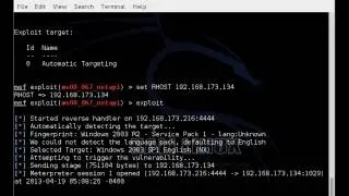 Kali Linux Accessibility Demo   Getting a shell with Metasploit
