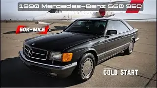 1990 Mercedes-Benz 560 SEC - Cold start