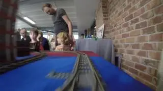 Alresford Lego display 2016 - Forward facing train cam