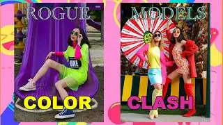 color clash Photo shoot with Rogue Models | ROGUEPH | FASHION | MYRRHGAWLIK