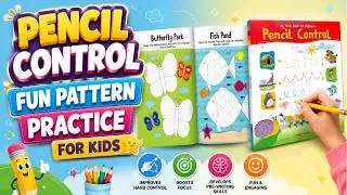 My First Book of Pencil Control | Practice Pattern Writing | Patterns Practice book for kids #books