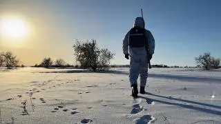 Заяц взят - но достать его не просто! Охота 2026 #охота #hunting #huntingseason