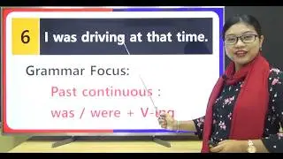 English Grammar Basic 1-6 Past Continuous Was/Were + V-ing