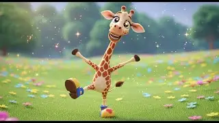 The Dancing Giraffe in Funny Shoes 🦒👟 | Funny Kids Story & Learning Video | Preschool Fun