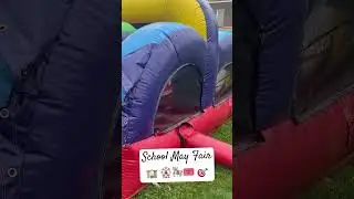 School fair ! #family #familyfun #fair #carnival #moonbounce #bouncehouse #games #fun #weekendvibes