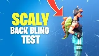 Fortnite Rex SCALY Back Bling Test on Every Skin
