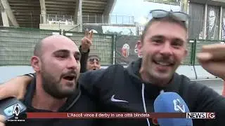 L'Ascoli vince il derby in una città blindata