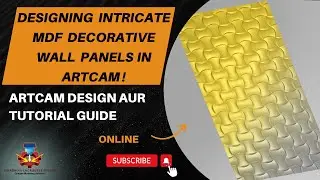 Designing Intricate MDF Decorative Wall Panels in #ArtCAM2018 #tutorial #trending #ishadhiya #video