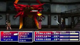 Final Fantasy VII - Lost Number Boss Fight