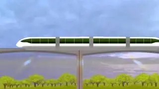 Short Monorail Animation using After Effects and Photoshop