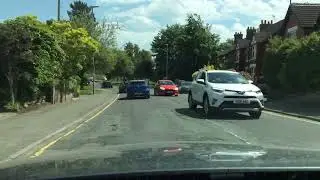 Crewe Green Roundabout From Hungerford Road, 4th Exit to M6 South University Way, Driving Test Route