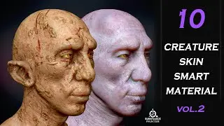 creature skin smart material_substance painter