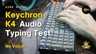 Keychron K4 with Gateron Brown Switches | Typing ASMR | No Voice