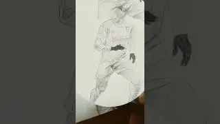 dibujando a #DjibrilCiss&eacute; #dibujandofutbol #liverpoolhiglight #footballclassic #footballdrawing
