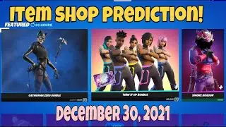December 30, 2021 Fortnite Item Shop Prediction