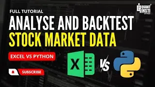 Stock Data Analysis: Excel Vs Python | Full Tutorial