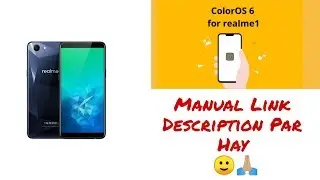 Realme 1 Coloros 6.0 Update with Android Pie Stable | Finally Manual Link Is Here🙂 | RJ Aakash