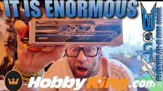 Hobbyking Bolt X 10500MAH LI-HV first FPV flight with the DS ROC 7