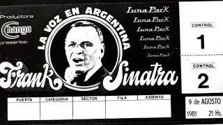 Frank Sinatra - Luna Park Buenos Aires Argentina 1981 #Concert