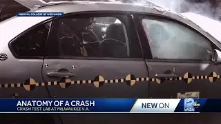 Auto crash test uncovers potentially serious safety flaws in car