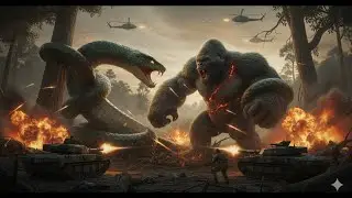 Army vs Monster vs Gorilla &ndash; Giant Battle 2025 | Epic Monster Fight #usa #uk 