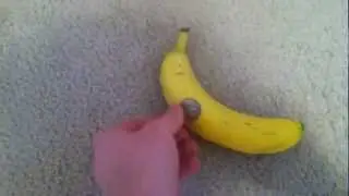 How To Accurately Place A Quarter On A Banana