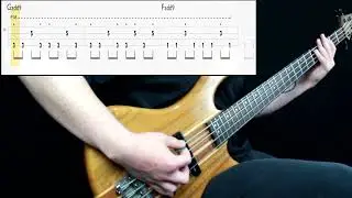 The Police - Every Breath You Take (Bass Only) (Play Along Tabs In Video)