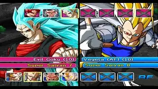 Evil Goku Super Saiyan 7 VS Vegeta AF Super Saiyan 8 | Battle 8 | Tenkaichi 3 Anime War
