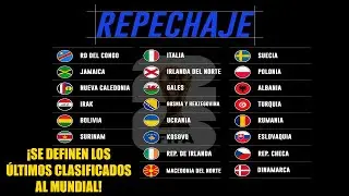 👏🏆 ¡REPECHAJE HISTÓRICO! 👏🏆 | Se DEFINEN los ÚLTIMOS CLASIFICADOS al MUNDIAL 2026 | ¿ITALIA AFUERA?