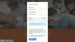 UC Application Create Account 2020