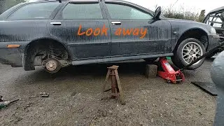 Side Quest #1 V40 Brake Check and Tyre rotation