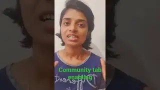 Enabling Community Tab  #communitytabenable #communitytabupdate #communitytabenablingtip #malayalam