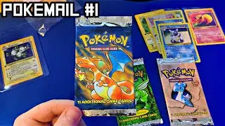 PokeMail #1: Открытие почты от PokeRev, коллекционеров Stacked и подписчиков (Base, Topps и т. д.)