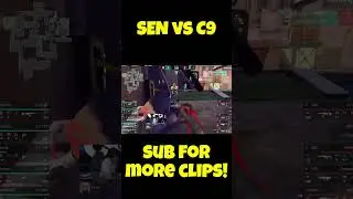 N4RRATE Destroys Cloud9 with JUST a Classic! 🤯🔥 | VCT 2025 SEN vs C9 #valorant  #vct