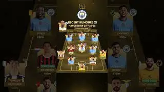 Manchester City's new squad with new rumours! #manchestercity #transfer #transfernews