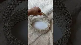корзина из бусин МК ДОСТУПЕН #рукоделие #diy #ручнаяработа #тренд #декор