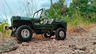 JJRC Q65 RC Jeep Willys Upgrading Project First Run #radiocommando