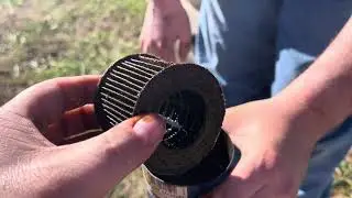 Oil filter cut open PF47E 6,422 miles 