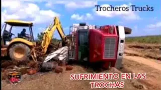 Este es el SUFRIMIENTO de los TRANSPORTADORES en las TROCHAS DE COLOMBIA