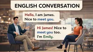 Slow English conversation Practice For Beginners | Shadowing For Crear Speaking and Listening