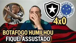 REACT MELHORES MOMENTOS BOTAFOGO 4X0 CRUZEIRO - BOTAFOGO GOLEOU E BOTOU O CRUZEIRO NA RODA