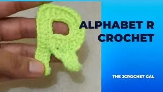 Alphabet R Crochet | Alphabet R | Crochet ideas