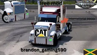 Juggernaut Custom 9900i   CAT 3406B  loud 🔥  American Truck Simulator - ATS