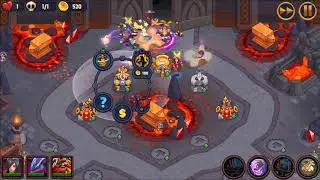 Realm Defense World 5 Level 130 Barbarian's Forge Legendary Mode 3 Stars