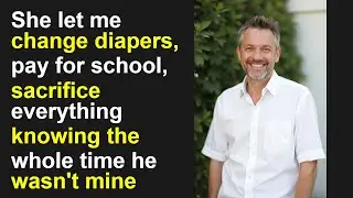 She let me change diapers, pay for school sacrifice everything knowing the whole time he wasn't mine