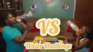 TRIS VS JEN FUN KIDS WATER CHALLENGE YOU CAN DO AT HOME |TRIS & JEN