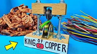 C&oacute;mo Pelar Cables Multifilares R&aacute;pido | M&aacute;quina Casera Hecha en el Garaje.