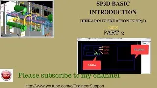 SP3D BASIC INTRODUCTION & HIERARCHY CREATION |SP3D TRAINING\TUTORIAL|| PART-2