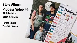 Scrapbook Story Album Process | Ali Edwards | 
