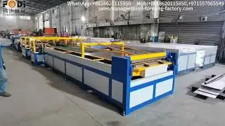 air duct line V，air duct automatic production line #hvac #ventilation #sheetmetal